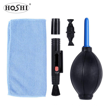 HOSHI 3 in 1 Lens Cleaning Tool Kit Air Blower Cloth Duster Pen Brush digital Camera Lens Pen factory price wholesales